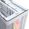 Corsair FRAME 4500X LX-R RGB PC Case, Mid Tower, E-ATX, Tempered Glass - White image number null
