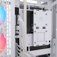 Corsair 3500X RS-R PC Case, Mid-Tower, E-ATX, RGB, Tempered Glass - white image number null
