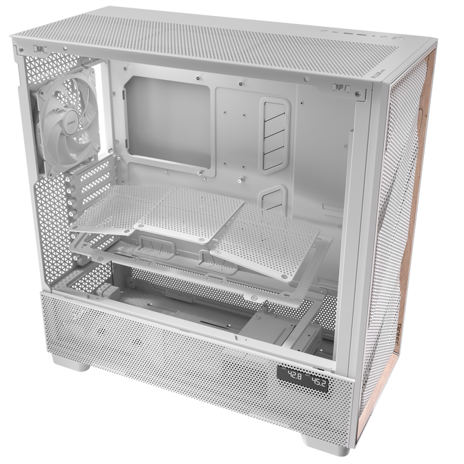 Antec Flux Pro PC Case, full tower, E-ATX, tempered glass &ndash; white image number 23