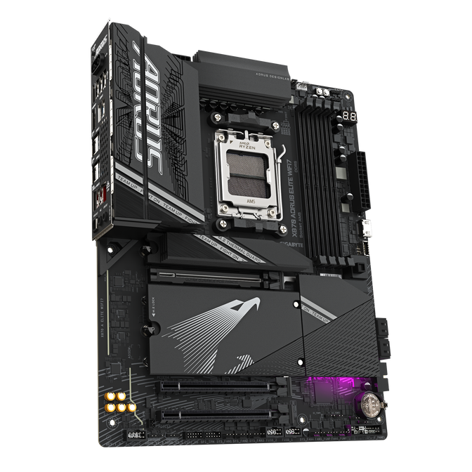 Gigabyte X870 A Elite WiFi7 Mainboard, Sockel AM5, AMD X870, ATX, DDR5 image number 2