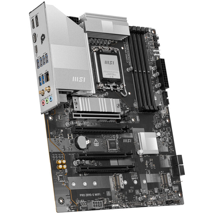 MSI PRO Z890-S WIFI Mainboard, Sockel 1851, Intel Z890, ATX, DDR5 image number 1