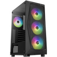Aerocool Falcon V2 Mdi-Tower, Tempered Glass - schwarz