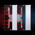 Jonsbo CC90 CPU-K&uuml;hler, Dual-Tower, 130mm PWM-L&uuml;fter, Segmentanzeige - schwarz image number null