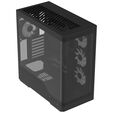 Aerocool P500A PC-Geh&auml;use, Midi-Tower, ATX, Tempered Glass, RGB - schwarz image number null