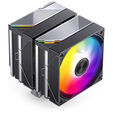 Jonsbo CA80 CPU Cooler, Dual-Tower, 2 x 120mm, PWM, RGB - black image number null