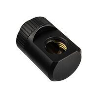 EK Water Blocks EK-Torque Adapter 90 Degree G1/4 inch Male to G1/4 inch Female - Rotatable, Black
