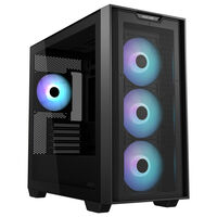 ASUS A21 PLUS ARGB Micro-ATX Geh&auml;use, Tempered Glass - schwarz