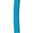 Glorious Coiled Cable Electric Blue, USB-C auf USB-A Spiralkabel - 1,37m, himmelblau image number null