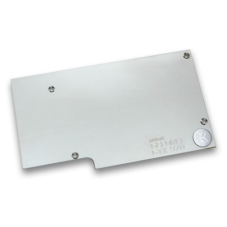 EK Water Blocks EK-FC970 GTX Backplate - Nickel image number 0