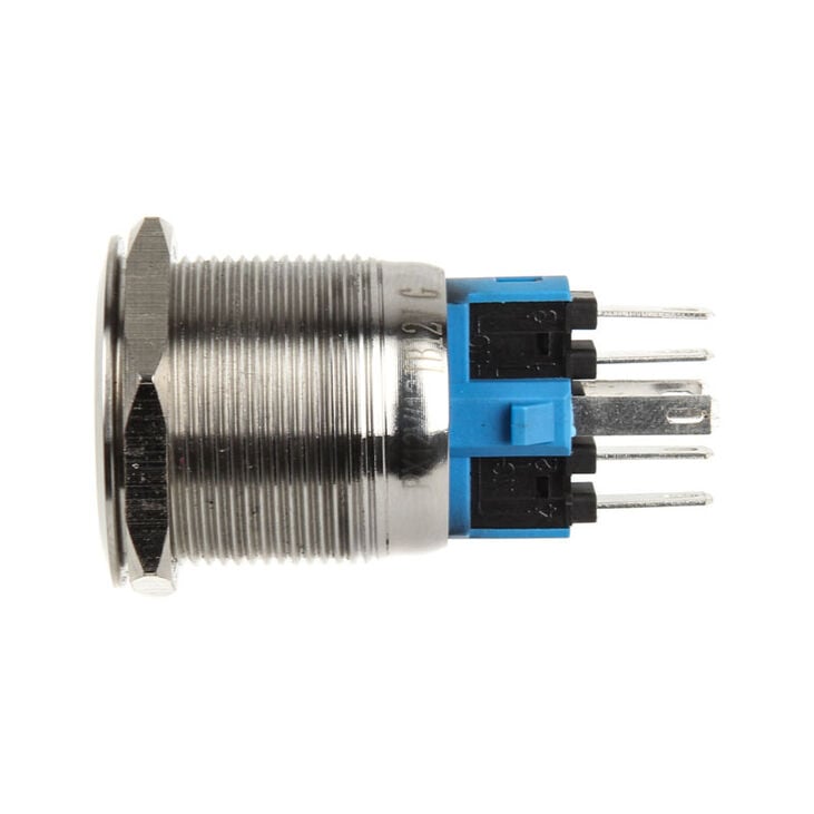 DimasTech Vandalism switch/button 22mm - Silverline - red image number 2