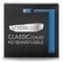 CableMod Classic Coiled Keyboard Cable Micro USB zu USB Typ A, Spectrum Blue - 150cm image number null