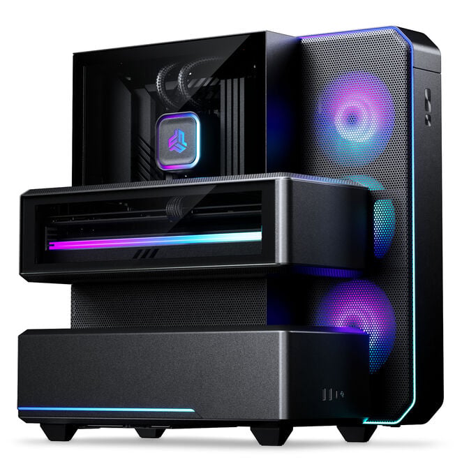 PHANTEKS EX5 Plus Midi Tower, ATX, inc. S25 360 ARGB All-in-One Liquid Cooler - Black image number 2