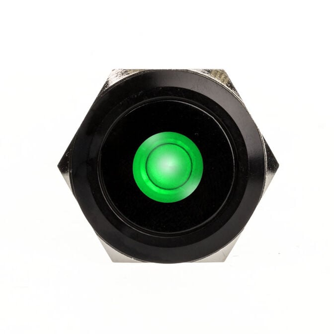 DimasTech Vandalism switch/button 25mm, Blackline Dot - RGB image number 1