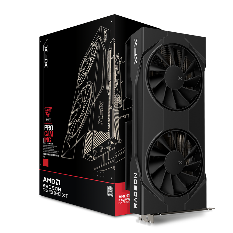XFX Swift Radeon RX 9060 XT OC Gaming Edition Grafikkarte, 8192 MB GDDR6 Image