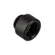 Alphacool Eiszapfen Adapter straight G1/4 inch female to G1/4 inch male - black image number null