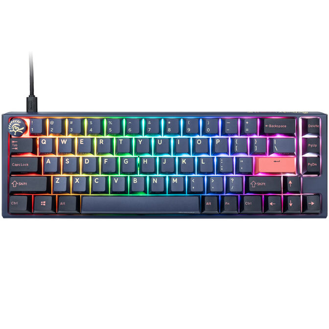 Ducky One 3 Cosmic Blue SF Gaming Tastatur, RGB LED - MX-Brown (US) image number 1