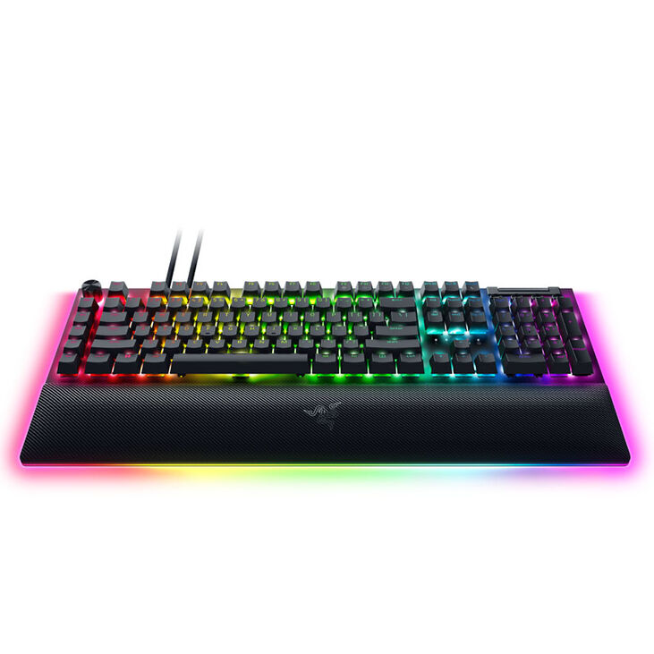 Razer BlackWidow V4 Pro Gaming Keyboard, Green Switch, USB, DE Layout image number 1