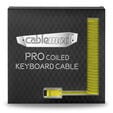 CableMod PRO Coiled Keyboard Cable USB-C to USB Type A, Dominator Yellow - 150cm image number null
