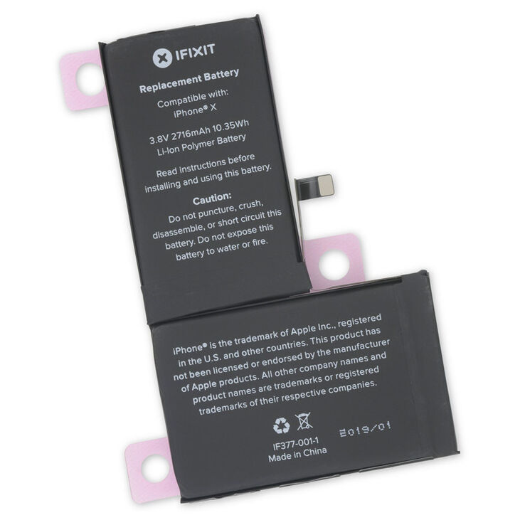 Ifixit Replacing Battery In Iphone X IFixit IPhone X Battery Fix Kit