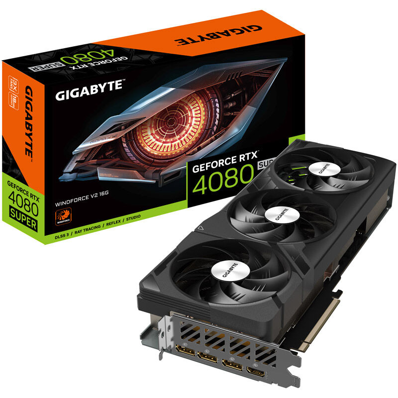 GIGABYTE GeForce RTX 4080 Super Windforce V2 16384 MB GDDR6X