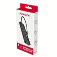 AXAGON HUE-C1C Superspeed USB-C Travel Hub, 4x USB 3.0 - 20cm, schwarz image number null