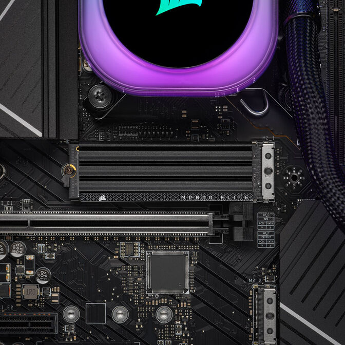 Corsair MP600 Elite NVMe SSD, PCIe 4.0 M.2 Typ 2280 - 1 TB mit K&uuml;hlk&ouml;rper image number 5