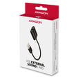 AXAGON ADA-12 USB 2.0, Stereo Audio Mini-Adapter, 15 cm Kabell&auml;nge image number null
