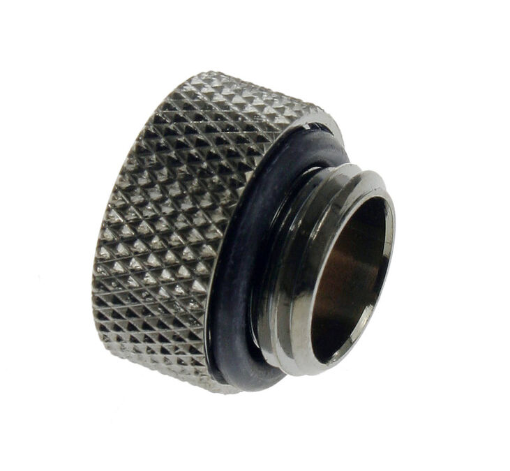 Bitspower Adapter G1/4 Zoll AG auf G1/4 Zoll IG - schwarz glänzend image number 0