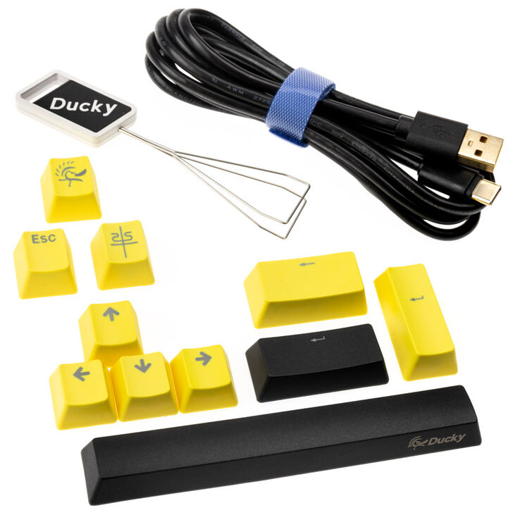 Ducky One 2 Pro Mini Gaming Tastatur, RGB LED - Kailh Red (US) image number 8