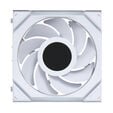 Lian Li UNI FAN SL Wireless LCD L&uuml;fter, ARGB, PWM - Reverse Blade, 120 mm, wei&szlig; image number null