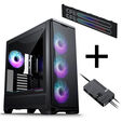 PHANTEKS Eclipse G400A PC-Geh&auml;use Bundle + Matrix LED + Nexlinq V2 Controller - schwarz image number null