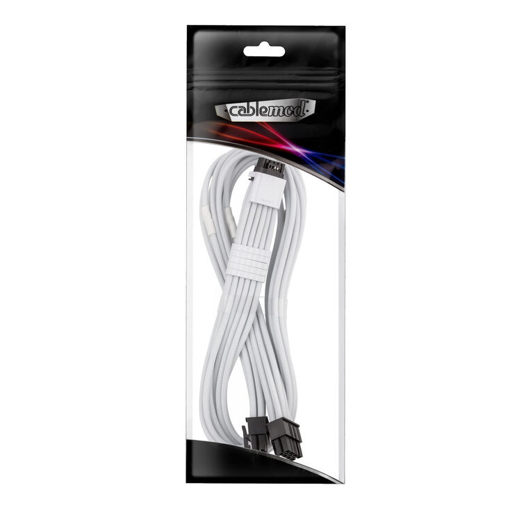 CableMod C-Series Pro ModMesh 12V-2x6 Cable, Sleeved, 16-Pin to 2x 8-Pin, for Corsair Type 4 and 3 PSUs - white, 60cm image number 2