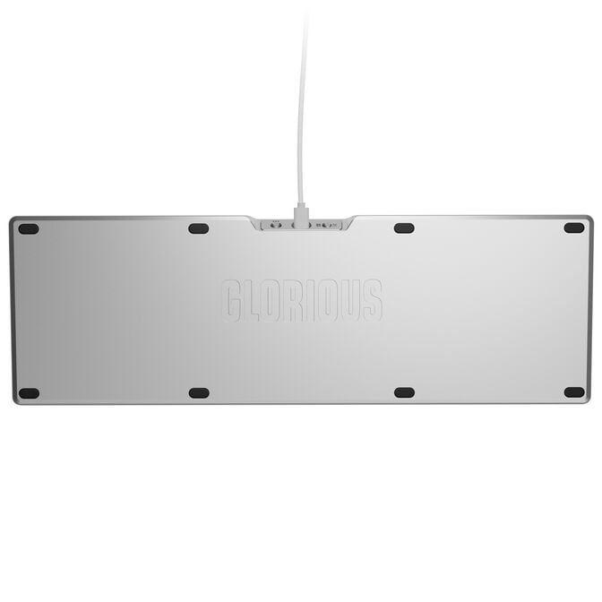 Glorious GMMK 3 Pro 100 % Custom Gaming-Tastatur - Pre-Built, ANSI (US), Fox Switches, silber image number 5