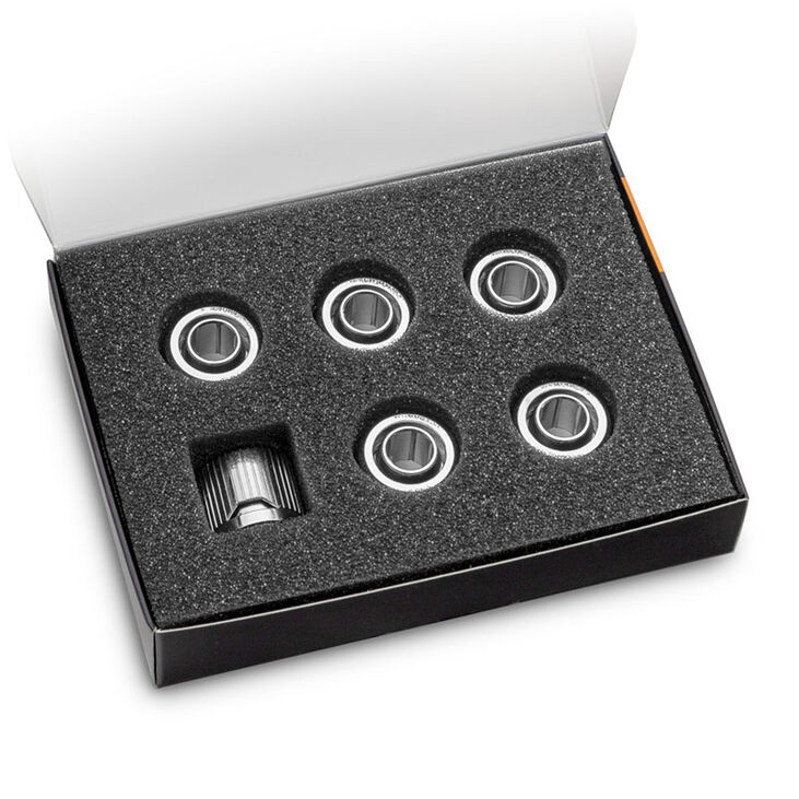 EK Water Blocks EK-Quantum Torque STC 10/13 - 6-pack, silver image number 1