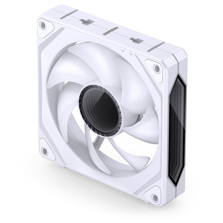 Jonsbo ZL-120W Fan, PWM, ARGB - 120mm, white, 3-pack image number 4