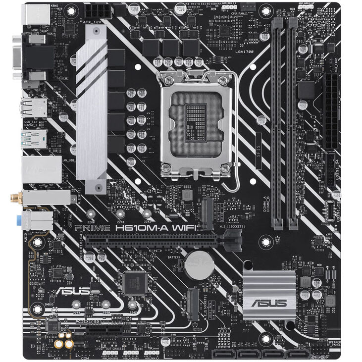ASUS Prime H610M-A WIFI, Intel H610 Mainboard - Sockel 1700, DDR5 image number 2