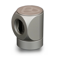 Thermal Grizzly DeltaMate Rotary Fitting - FF90&deg;, Matt Nickel