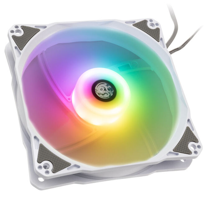 Bitspower Notos 120mm ARGB L&uuml;fter - wei&szlig; image number 0