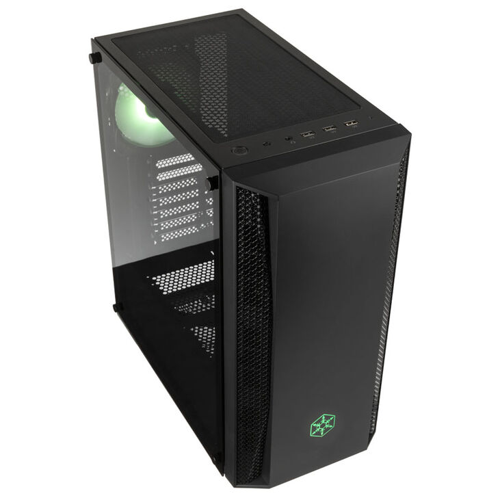 SilverStone Fara B1 Midi-Tower, ARGB, Tempered Glass - schwarz image number 1