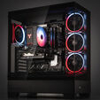 King Mod Systems Powered by ASUS Gaming-PC BattleReady, AMD Ryzen 5 7500F, RX 9060 XT - Fertig-PC mit Windows image number null