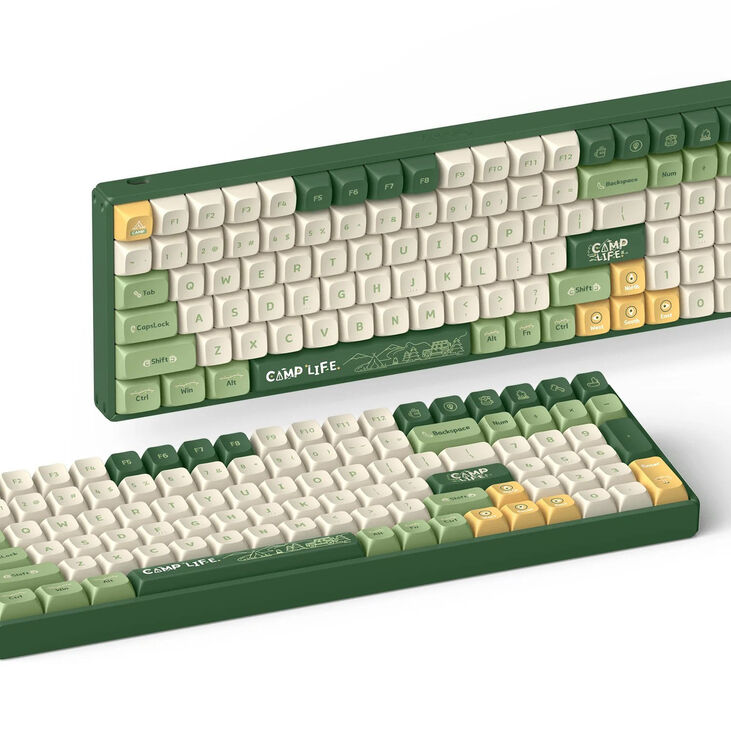 IQUNIX F97 Camping Wireless Gaming Tastatur, RGB - MX-Red (US) image number 5