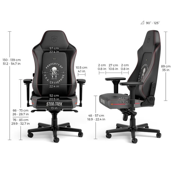 noblechairs HERO Gaming Stuhl - Star Trek Edition image number 11