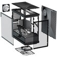 Hyte Y40 PC Case, Mid Tower, Tempered Glass - Black image number null