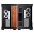 JONSBO TK‑4 Wood PC‑Geh&auml;use, Midi‑Tower, ATX, Tempered Glass - schwarz image number null
