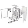 Endorfy Arx 500 ARGB PC Case, Mid Tower, ATX, Tempered Glass - including 4x 140mm ARGB Fans, White image number null
