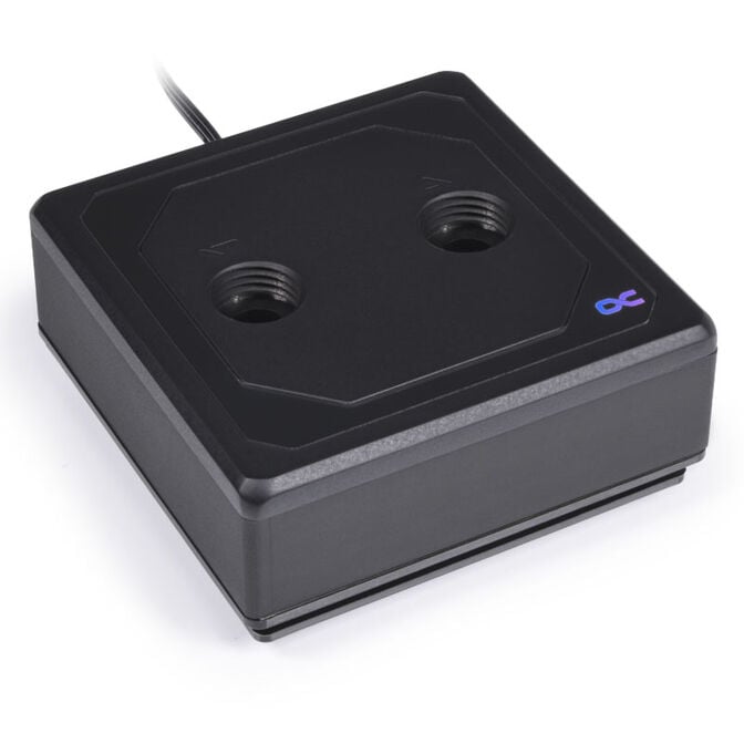 Alphacool Eisblock XPX Aurora Edge CPU-K&uuml;hler - Messing Black Digital RGB image number 0