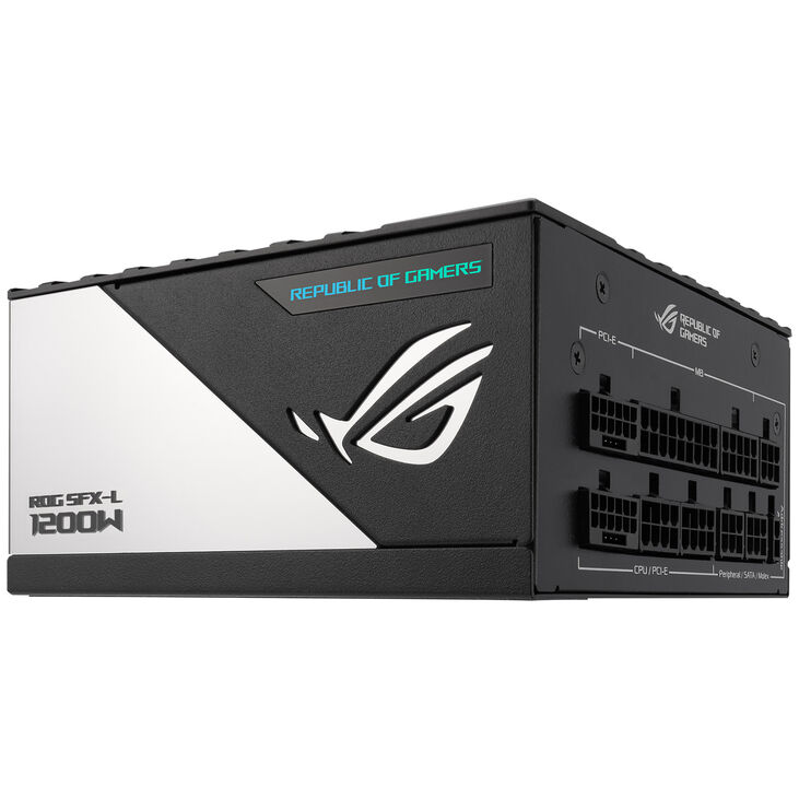 ASUS ROG Loki SFX-L 1200W, 80 PLUS Titanium Netzteil, modular, PCIe 5.0 - 1200 Watt, weiß image number 4