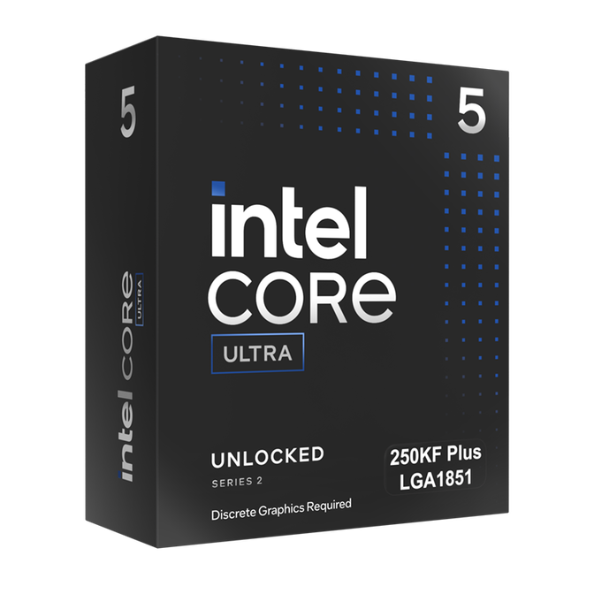 Intel Core Ultra 5 250KF Plus CPU, 18 Kerne, 5,3 GHz, Sockel 1851 (Arrow Lake) - boxed, ohne K&uuml;hler image number 0