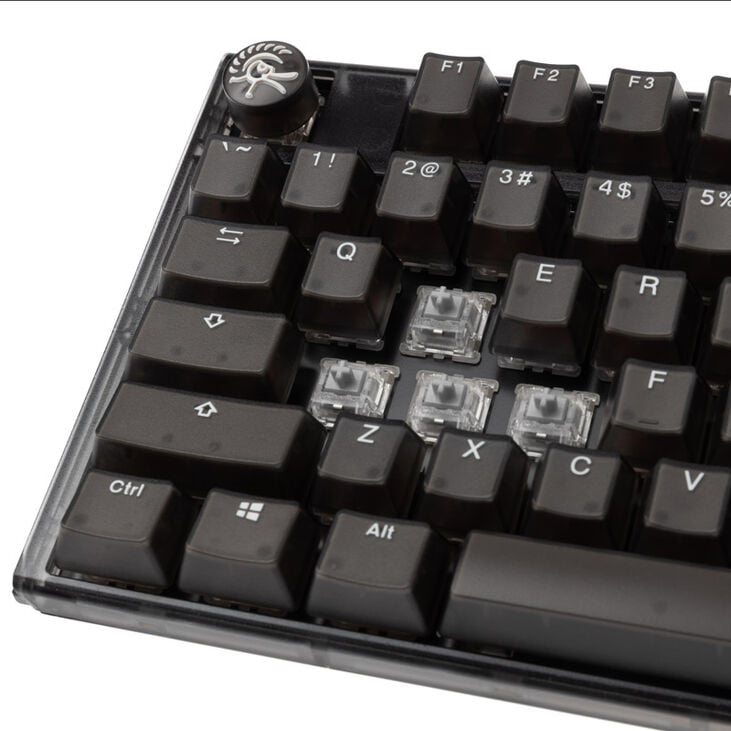 Ducky One 3 Aura Black TKL Gaming Keyboard, RGB LED - MX-Speed-Silver (US) image number 4