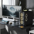ThunderX3 LAB-X Gaming Desk, Height-Adjustable - Black image number null